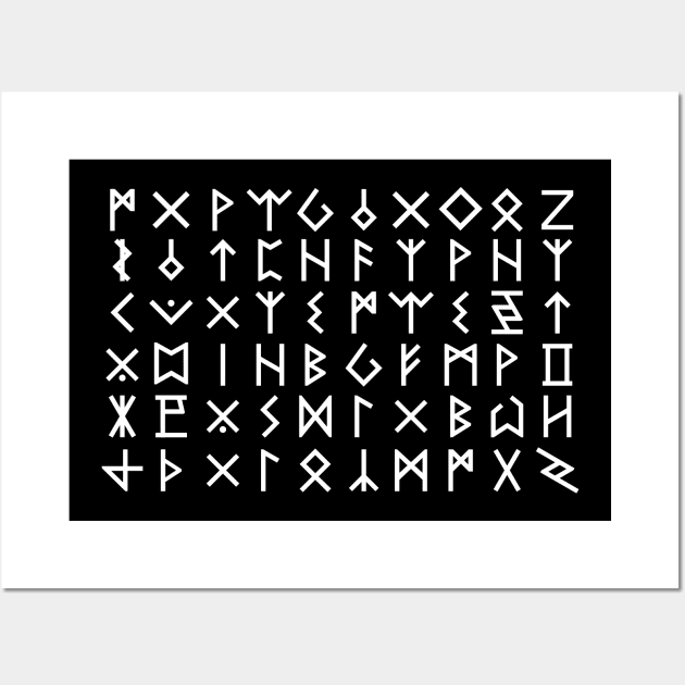 Sumireko's Cape Runes Wall Art by Lorihime